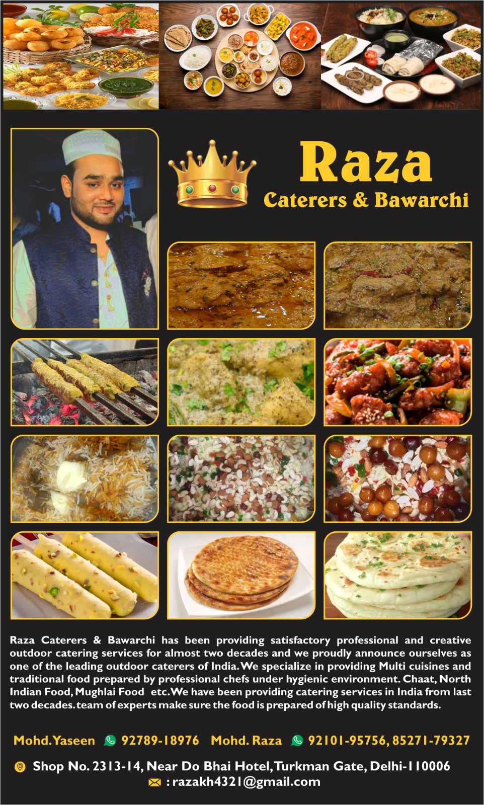 Raza Caterers and Bawarchi